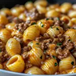 Creamy Beef and Shells