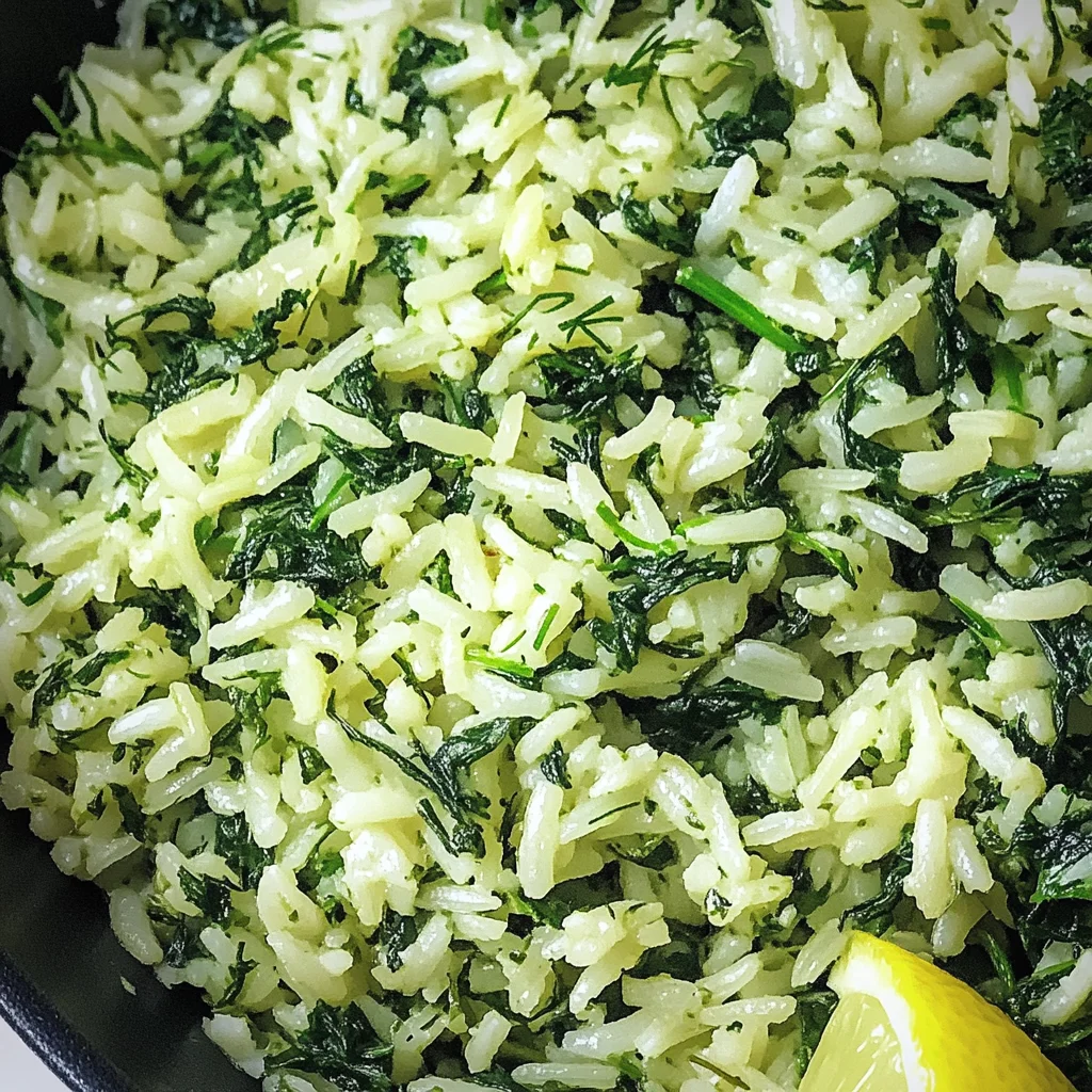 Easy Spinach Rice Recipe (Spanakorizo)