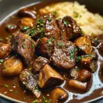 French Countryside Beef and Mushroom Stew