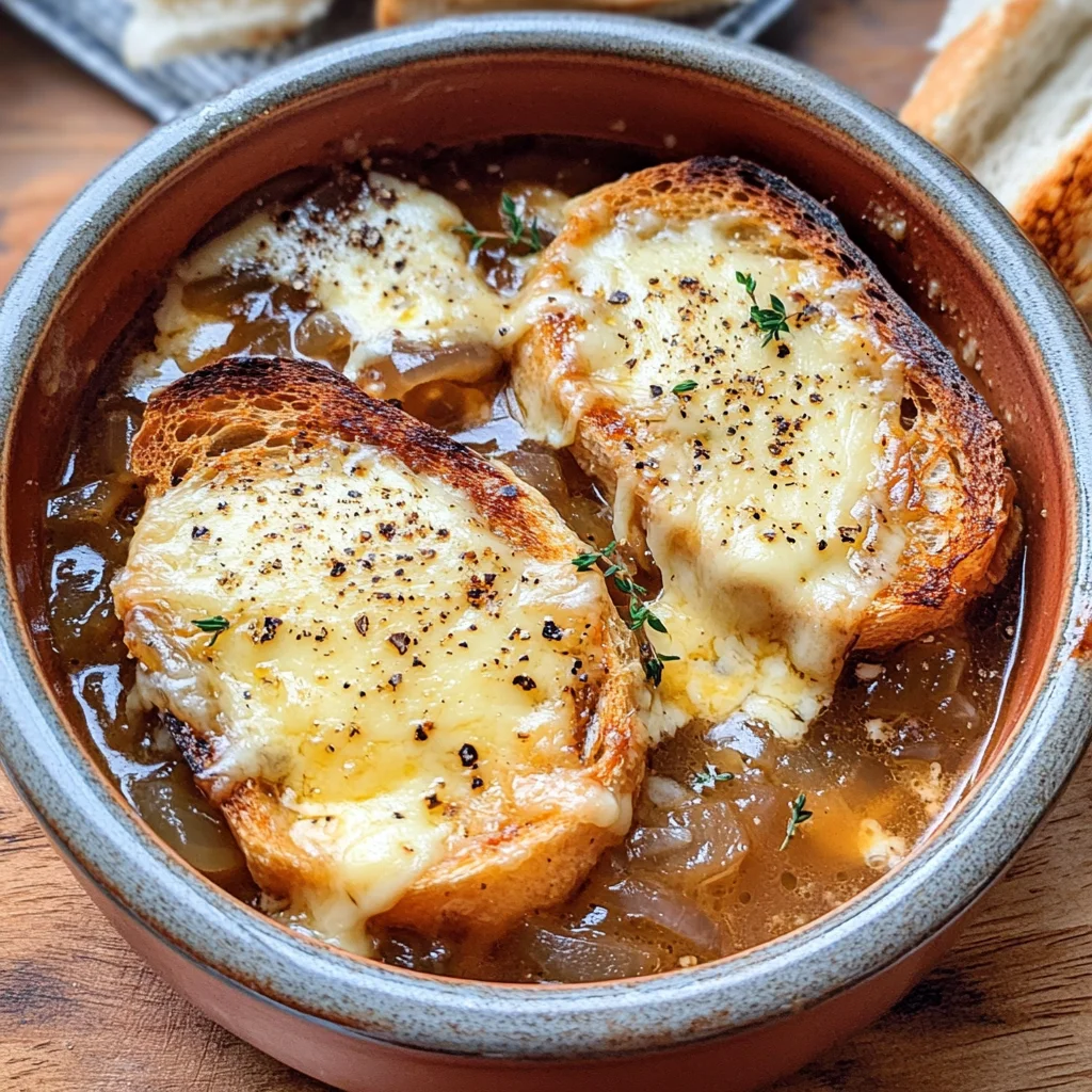 French Onion Soup with Comté Grilled Cheese