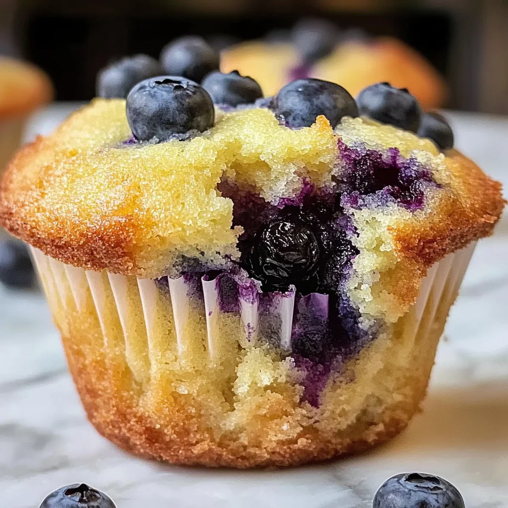 Greek Yogurt Lemon Blueberry Muffins - Alrightwithme