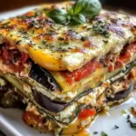 Layered Mediterranean Vegetable Lasagna with Creamy Ricotta