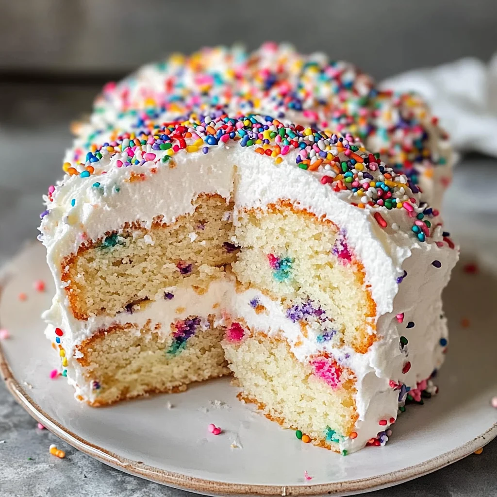 Light Funfetti Angel Food Cake - Alrightwithme