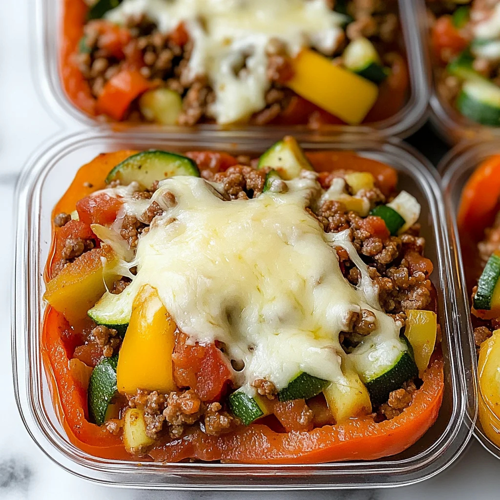 Meal Prep Unstuffed Pepper Bowls