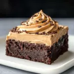 Mocha Brownies with Cafe Latte Frosting