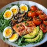 Salmon & Mushroom Power Plate
