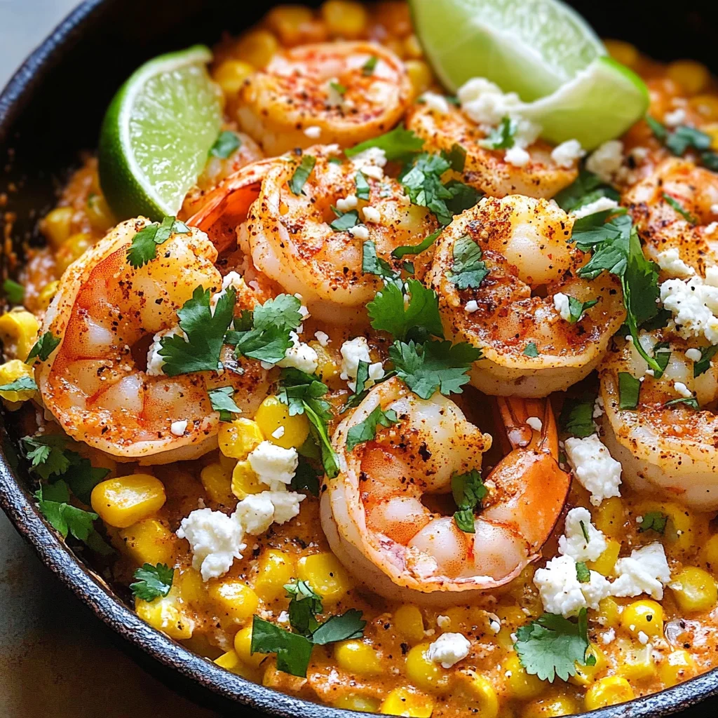 Shrimp and Creamed Corn (30 Minutes, One-Pan)