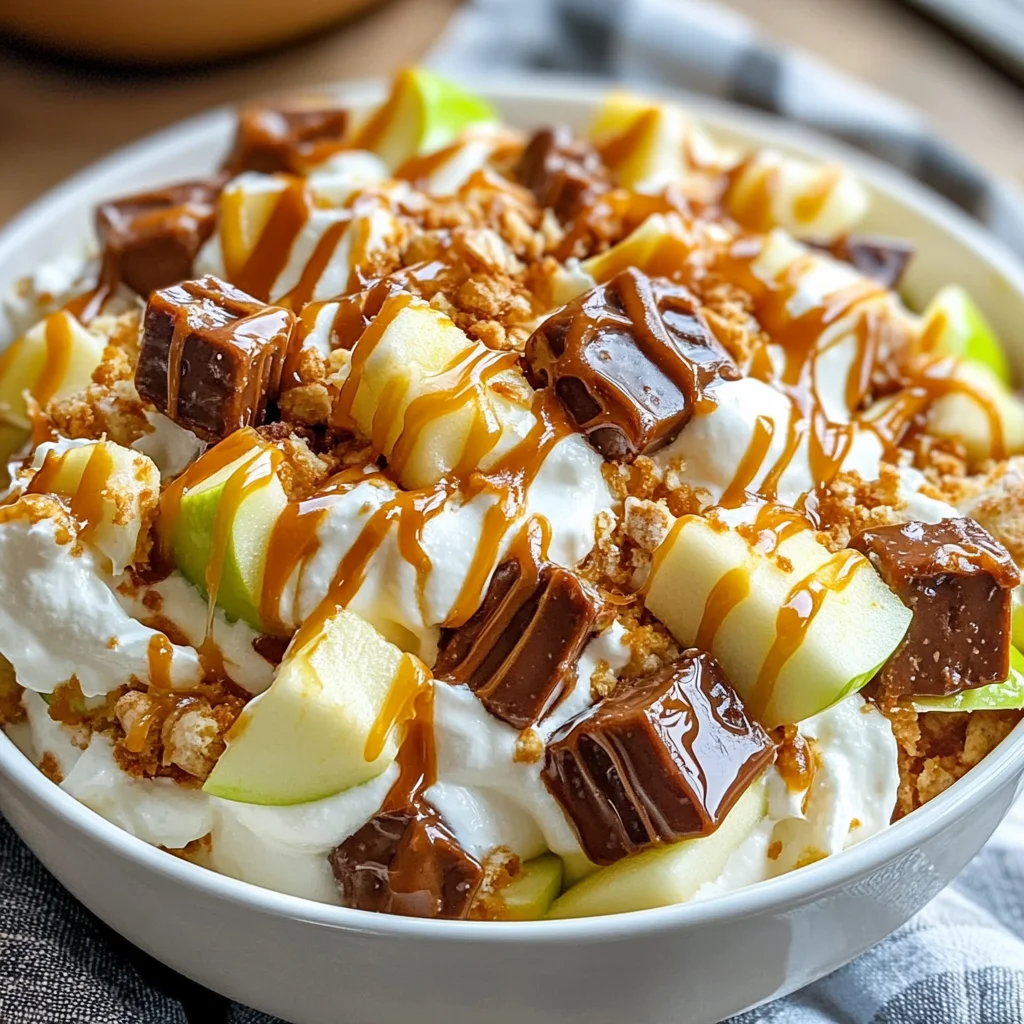Snickers Caramel Apple Salad