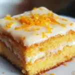 BEST Orange Drizzle Traybake Cake