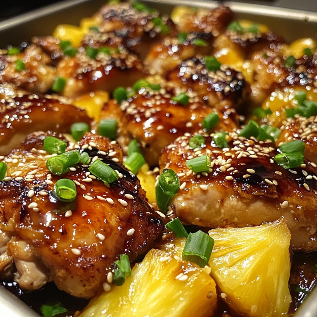 Baked Teriyaki Chicken with Pineapple