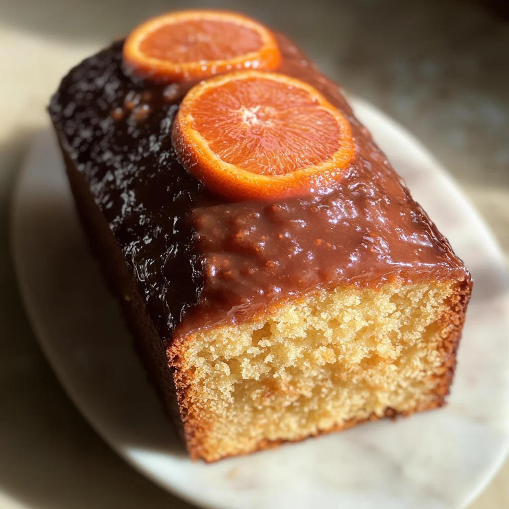 Blood Orange Loaf Cake