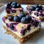 Blueberry Lemon Cheesecake Bars