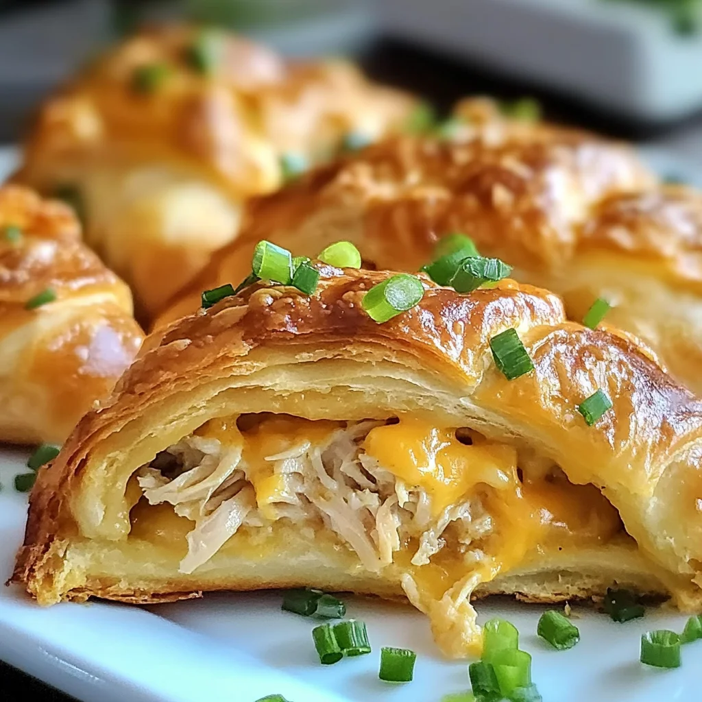 Chicken Stuffed Crescent Rolls Recipe - Easy & Delicious