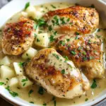 Chicken in White apple vinegar Sauce