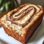 Cream Cheese Cinnamon Swirl Banana Bread