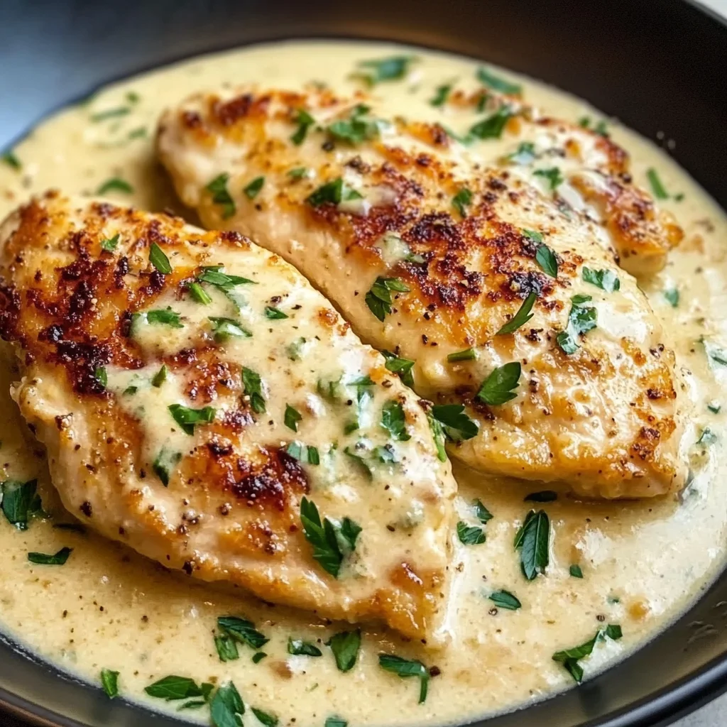 Creamy Garlic Parmesan Chicken Breast