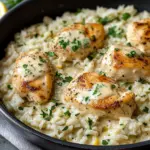 Creamy Herb Chicken & Basmati Rice – A Comforting, Flavor-Packed One-Pan Meal