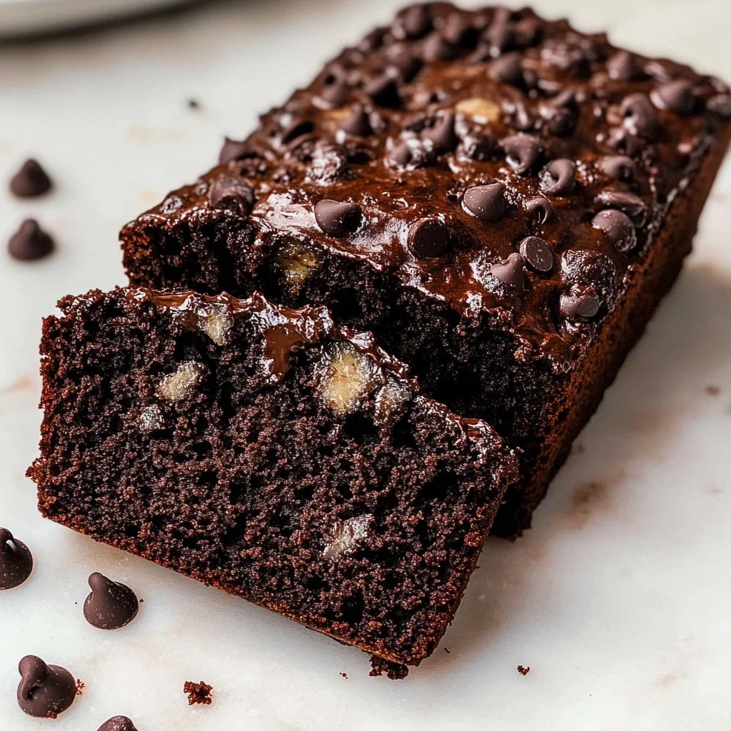 Double Chocolate Banana Bread