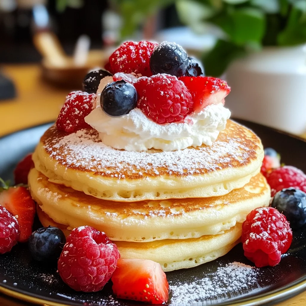 Fluffy Japanese Soufflé Pancakes: A Breakfast Masterpiece