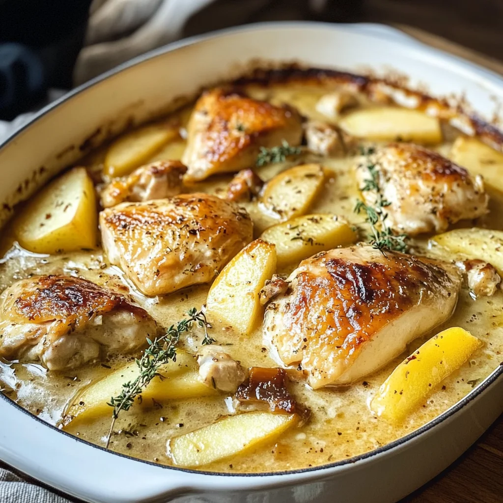 French Chicken Casserole a la Normande