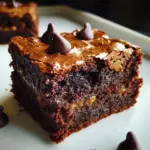 Gooey Flourless Pumpkin Brownies