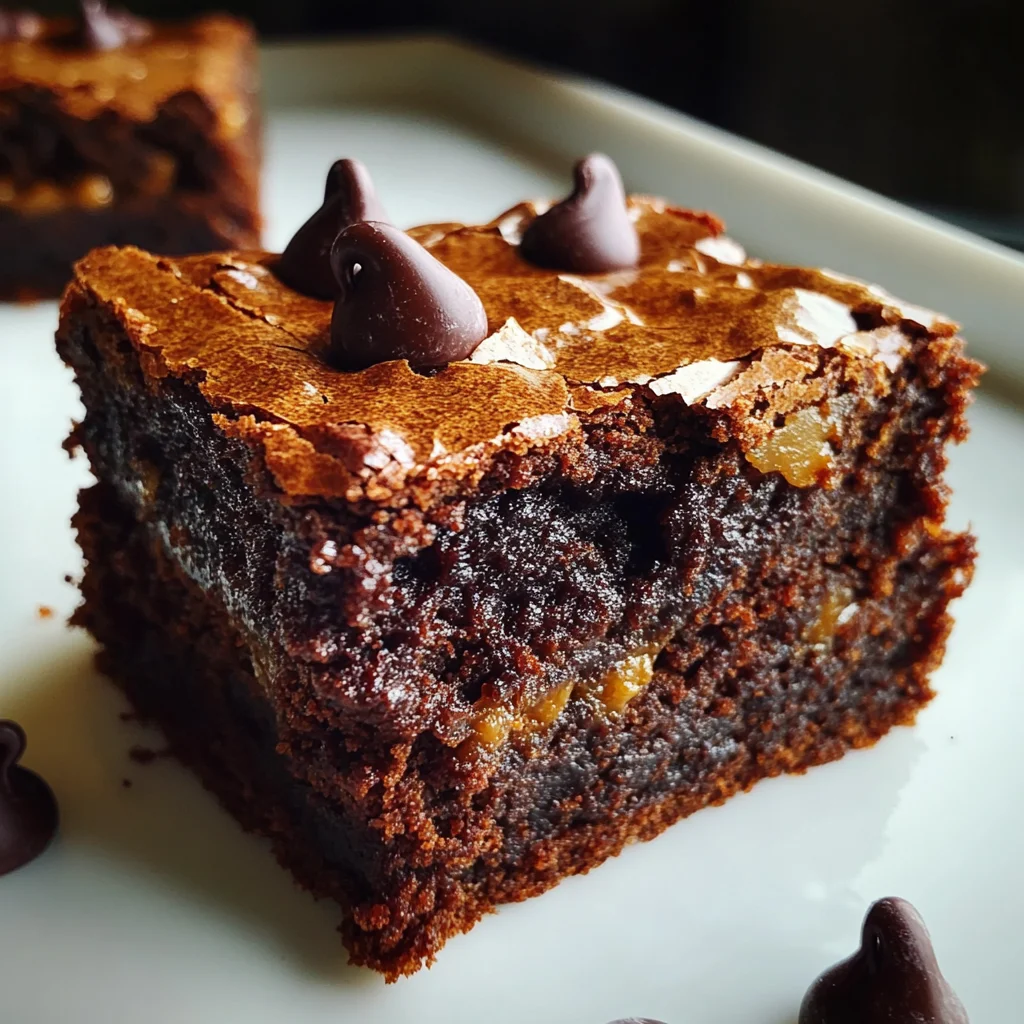 Gooey Flourless Pumpkin Brownies