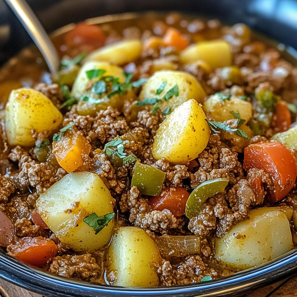 Green Chile Picadillo