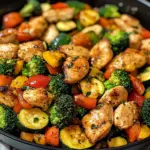 Healthy Chicken and Vegetables Skillet