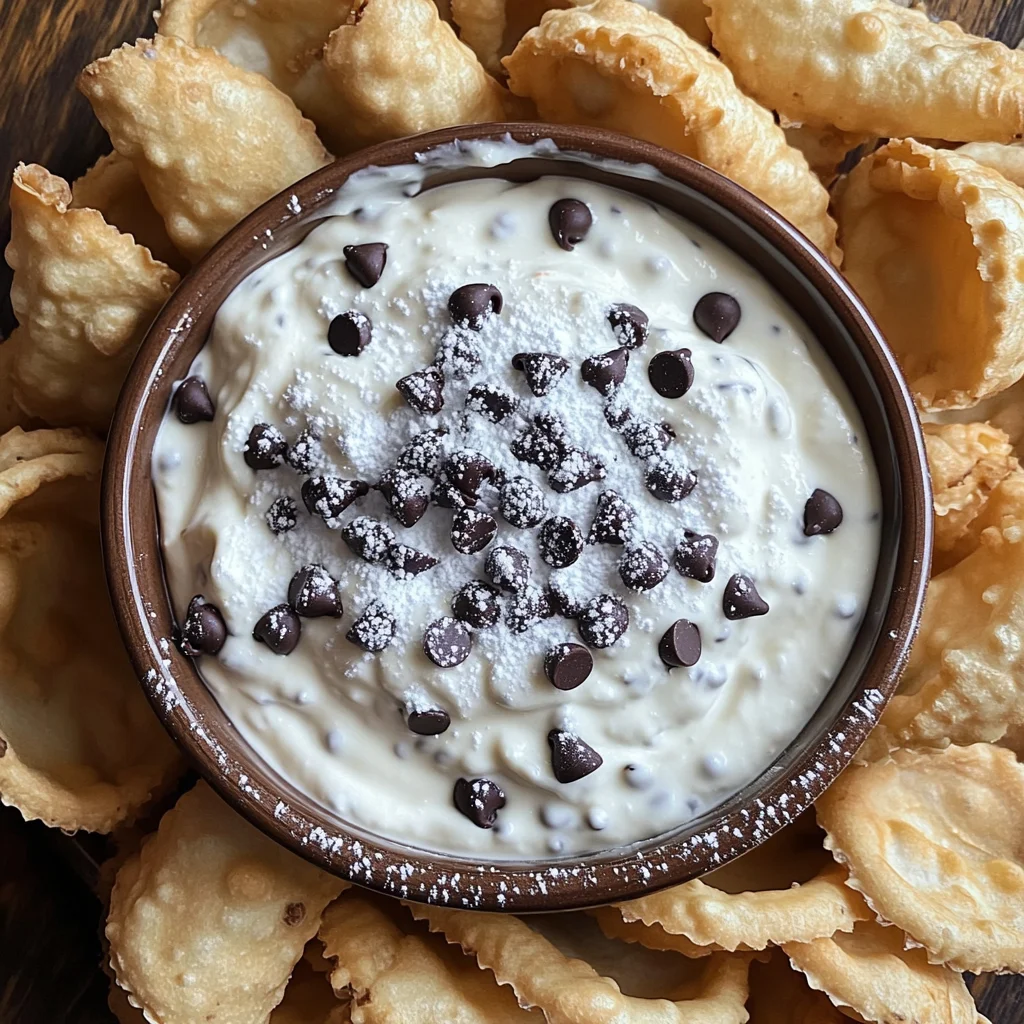 High Protein Cannoli Dip ~ The Simplest Dessert Ever