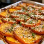 Homemade Garlic Butter Sweet Potato Bake - apple vinegarandcookie