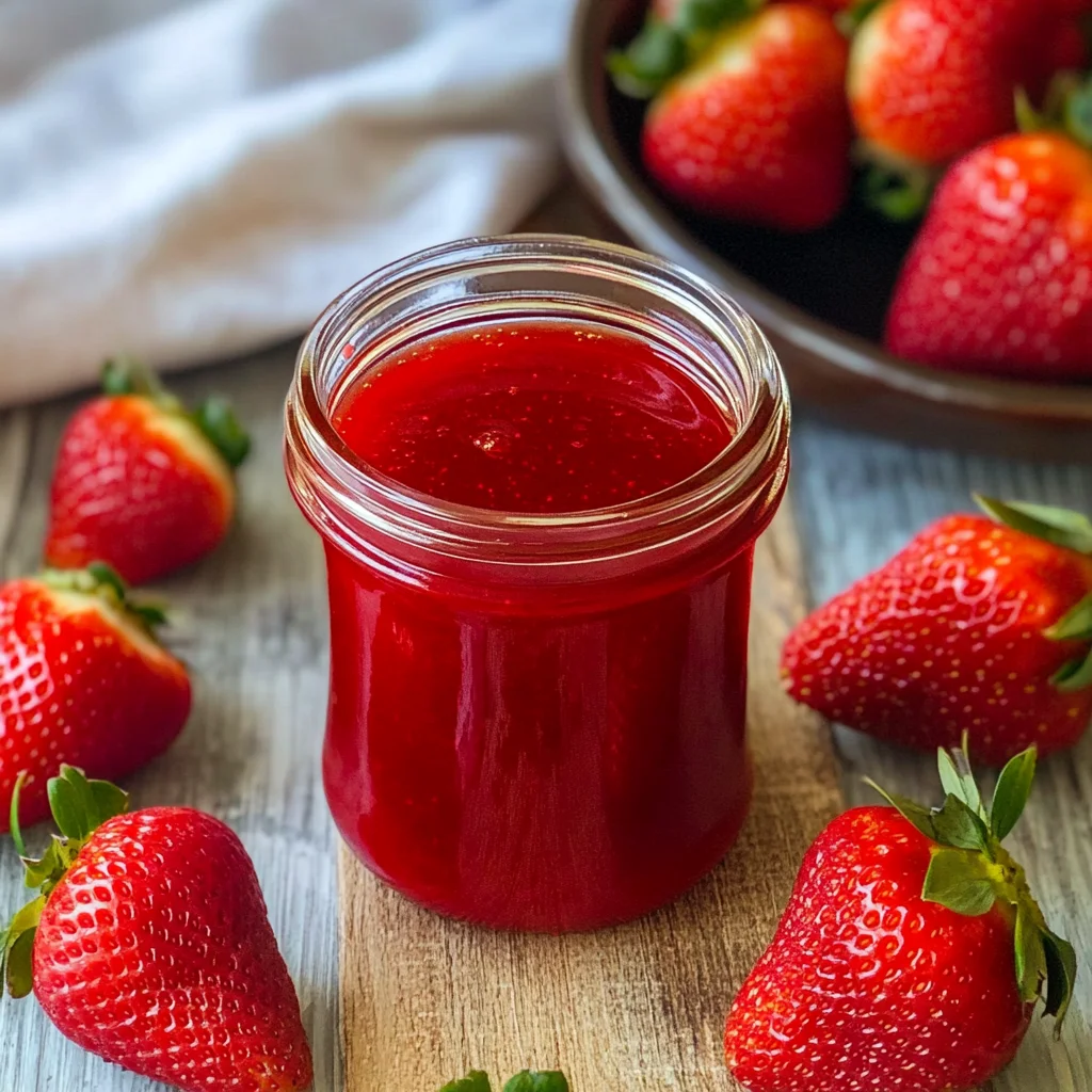 Homemade Strawberry Syrup Recipe