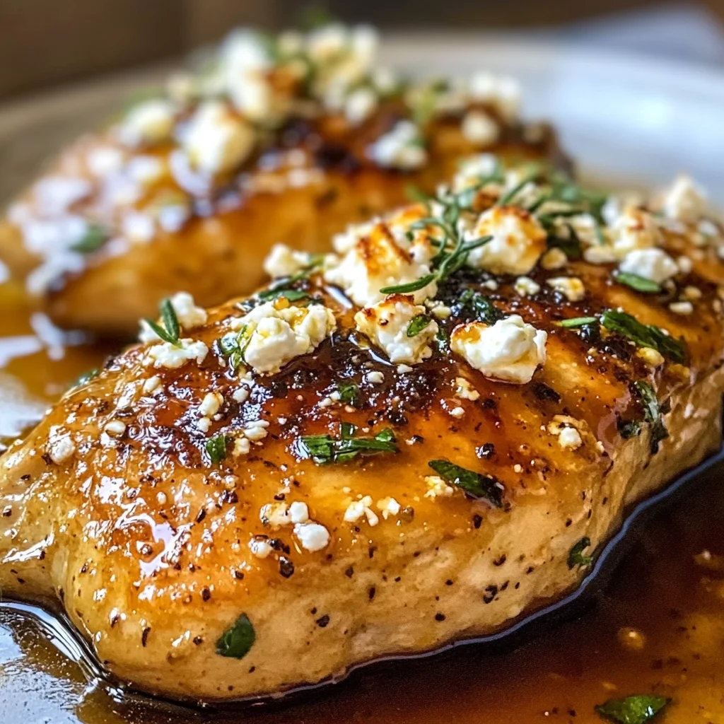 Hot Honey Infused Feta Chicken