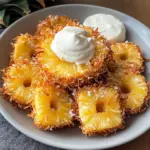 Indulgent Fried Pineapple with Coconut Crust: A Tropical Delight