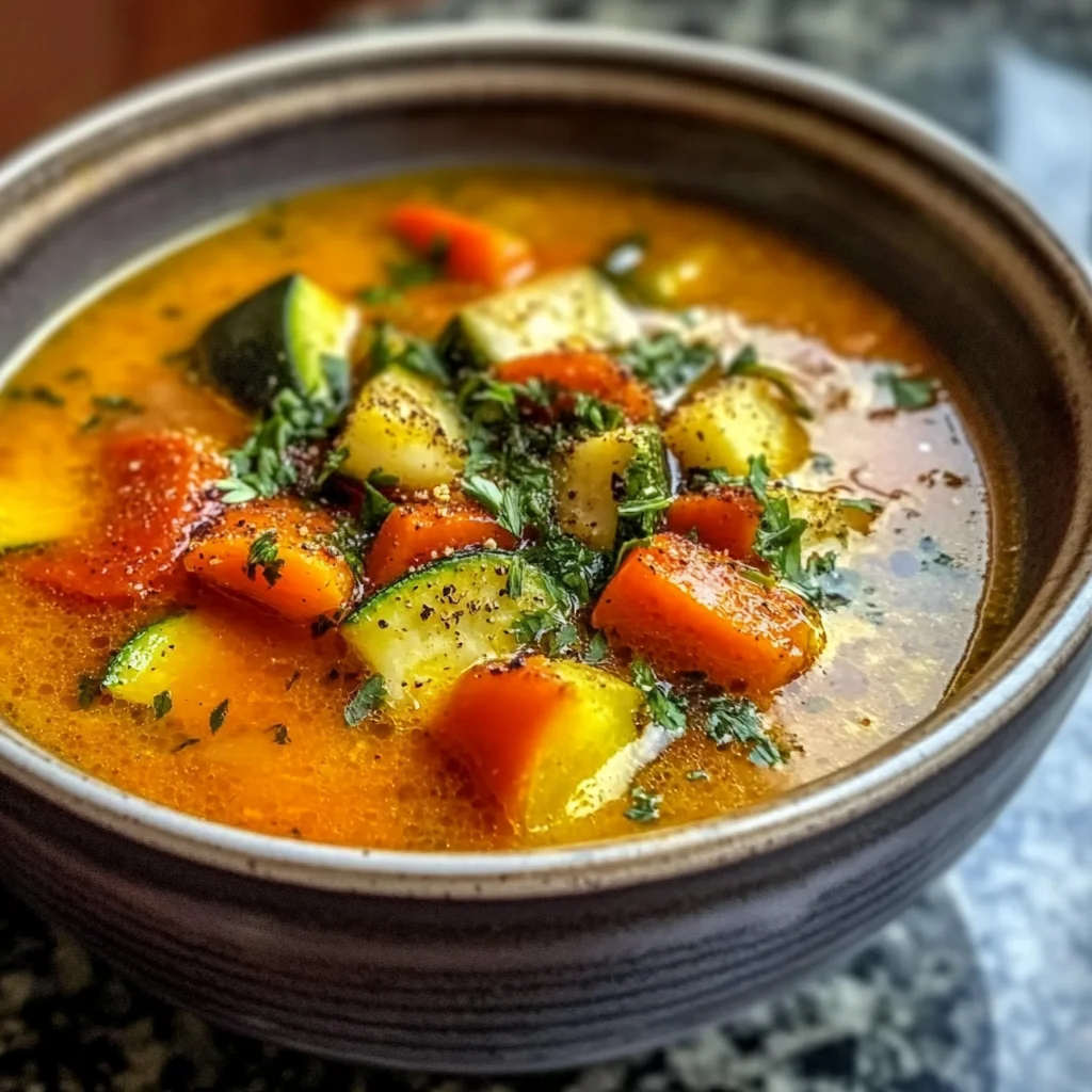 Irresistible Roasted Veggie Soup