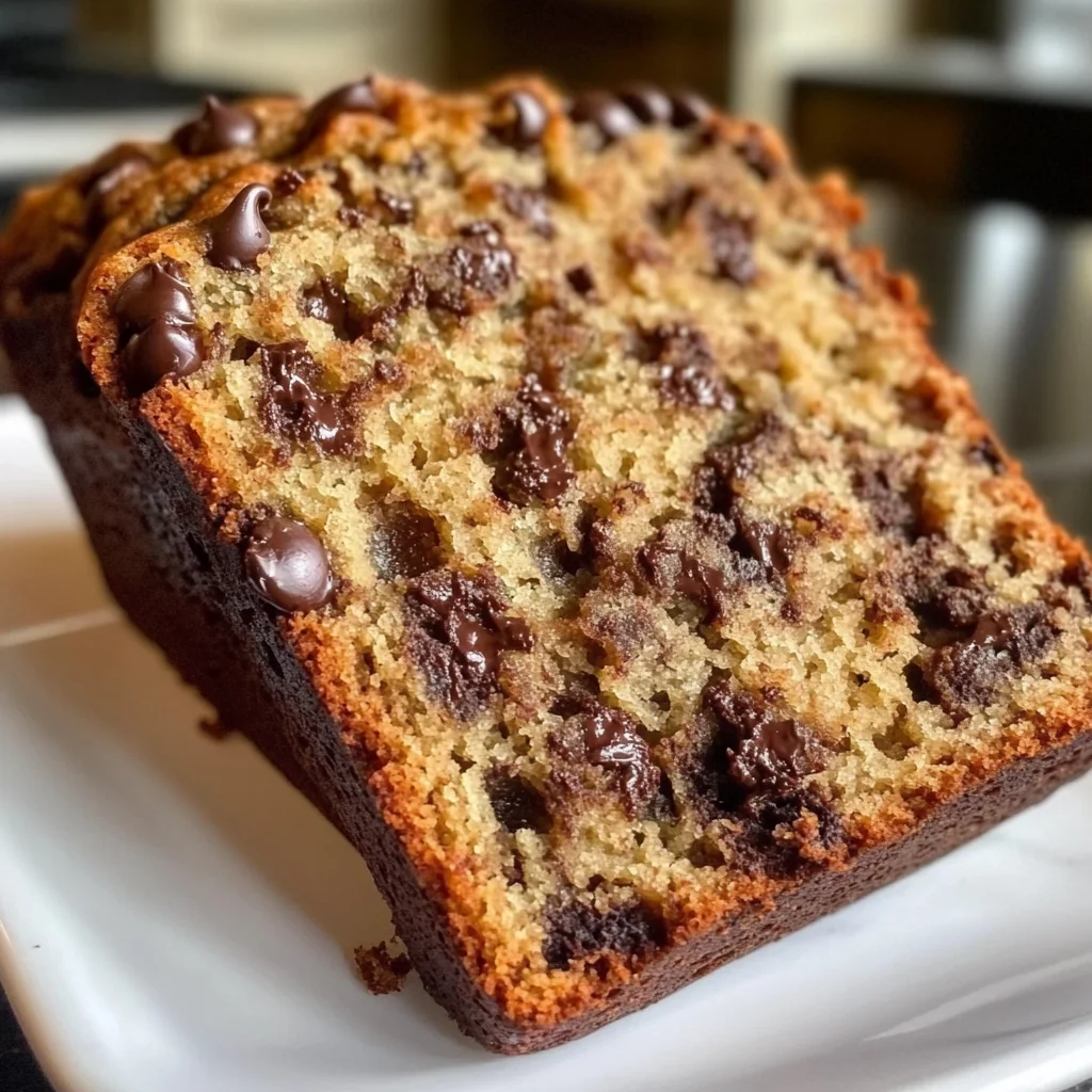 Irresistible Super Moist Chocolate Chip Banana Bread