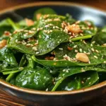 Japanese Spinach Salad with Sesame Dressing