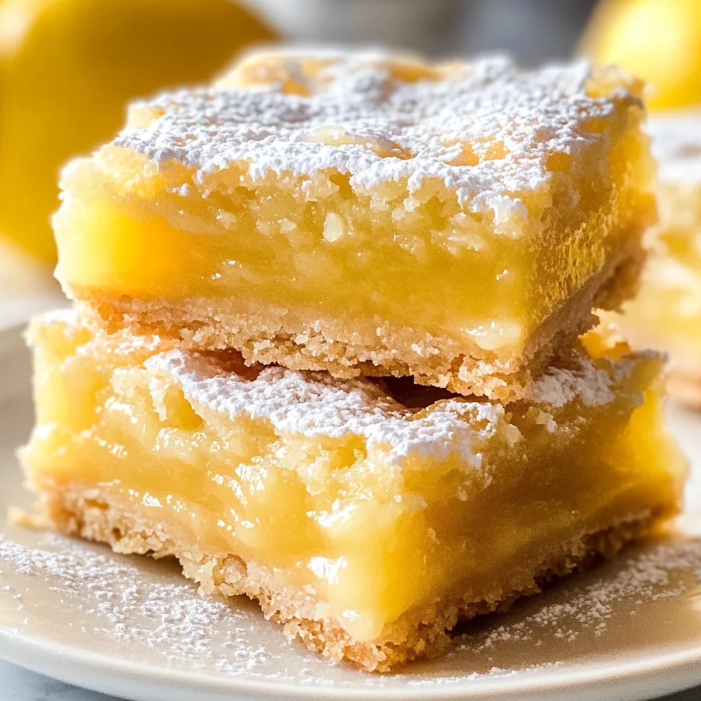 Lemon Bars (with Shortbread Crust!)
