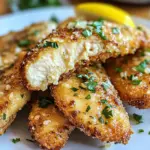 Lemon Garlic Parmesan Chicken Tenders