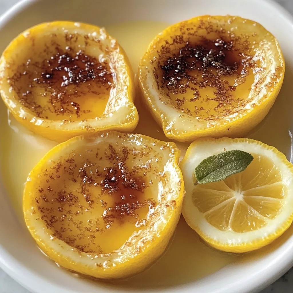 Lemon Posset Brûlée