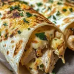 Ooey-Gooey Cheesy Garlic Chicken Wraps You’ll Love!