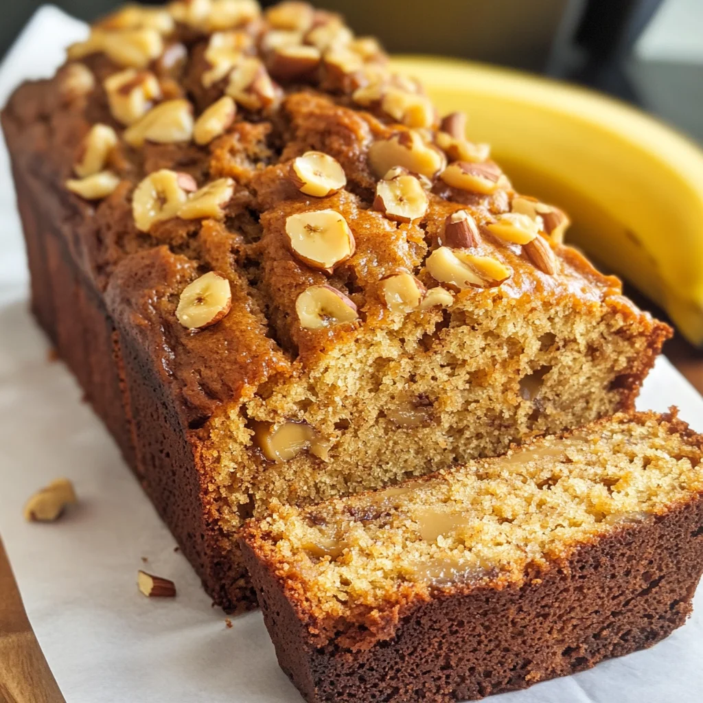 Peanut Butter Banana Bread