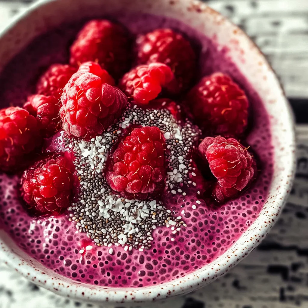 Raspberry Chia Pudding