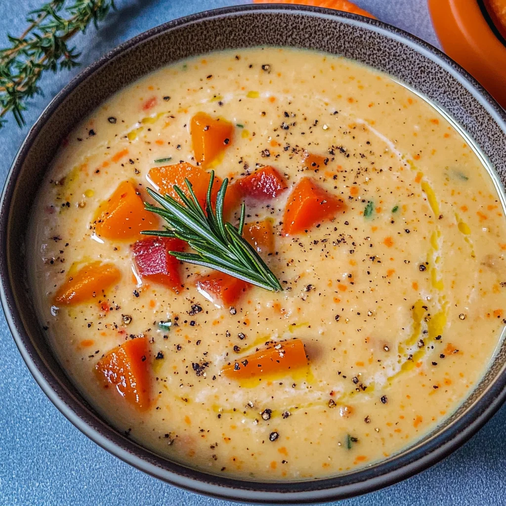 Roasted Vegetable Soup: Smooth and Creamy