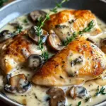 Savory Chicken in a Creamy Asiago Mushroom Sauce : A Comforting Classic to Add to Your Weekly Rotation