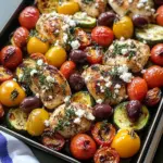 Sheet Pan Greek Chicken and Veggies (Easy One-Pan Meal)