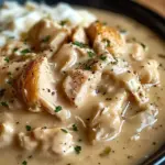 Slow Cooker Creamy Chicken & Gravy