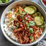 Slow Cooker Pulled beef Bowls Recipe