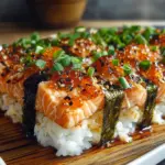 Spicy Salmon Sushi Bake Recipe