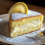 The Best Lemon Custard Cake