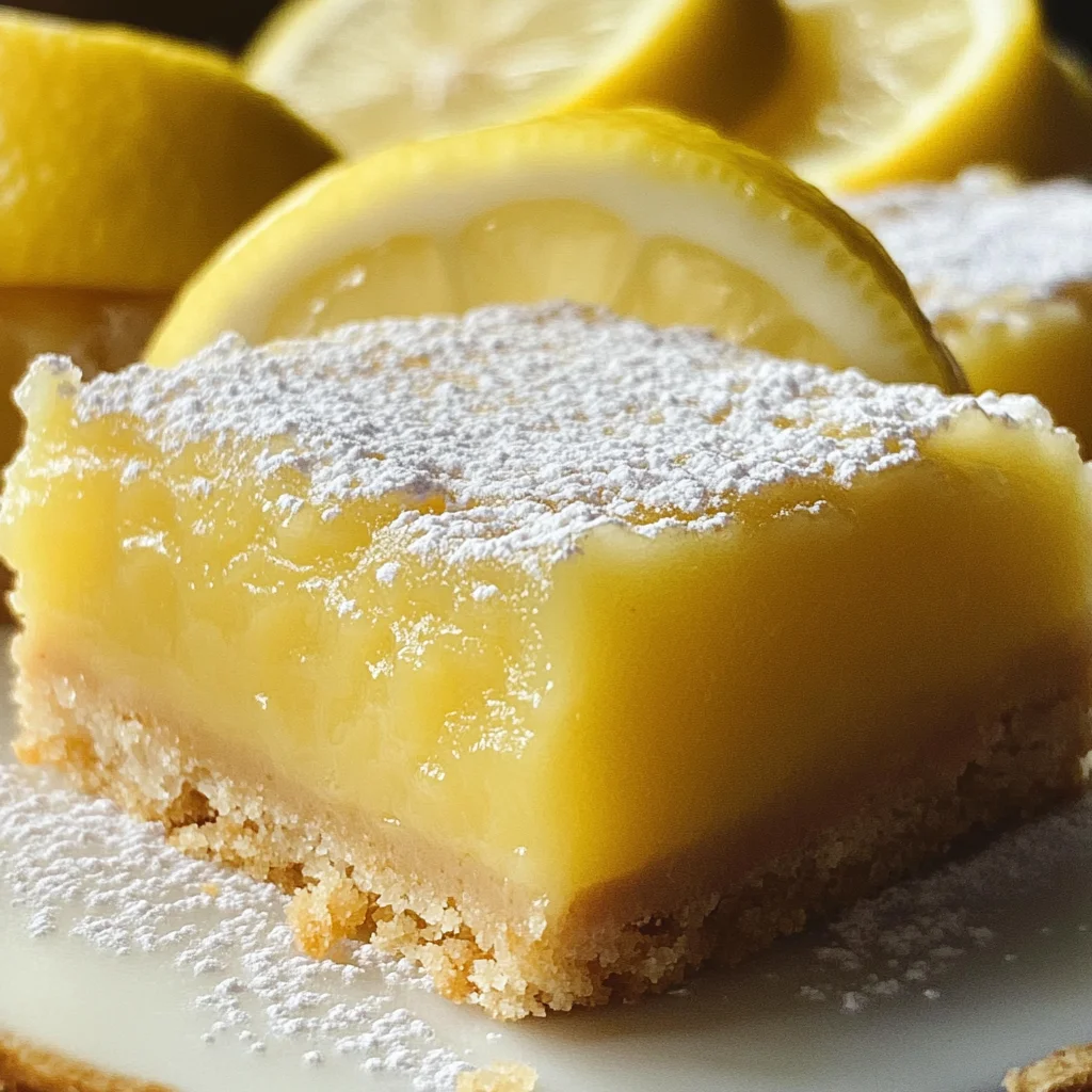Vegan Lemon Bar Recipe